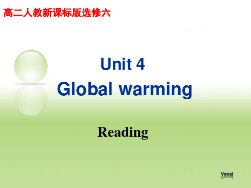 Book6英语必修六Unit4GlobalwarmingReading精品PPT课件