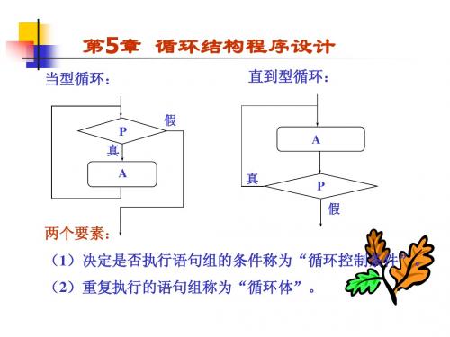 循环结构程序设计