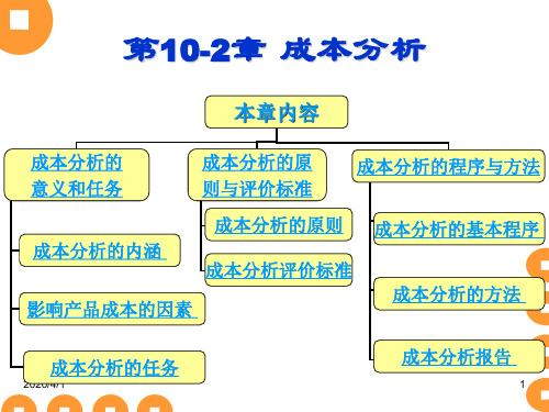 人大成本会计(成本分析)ppt课件