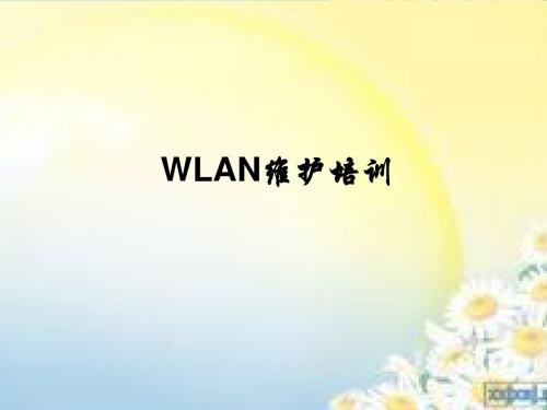 WLAN维护培训