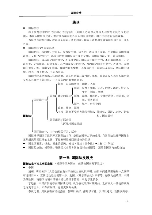 国 际 公 法(完整版)