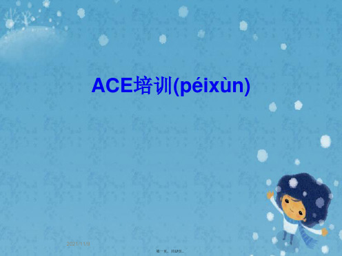 ACE培训