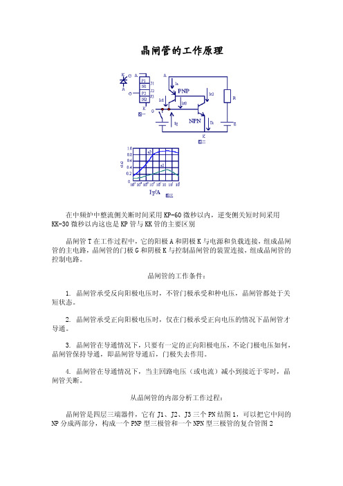 晶闸管的工作原理