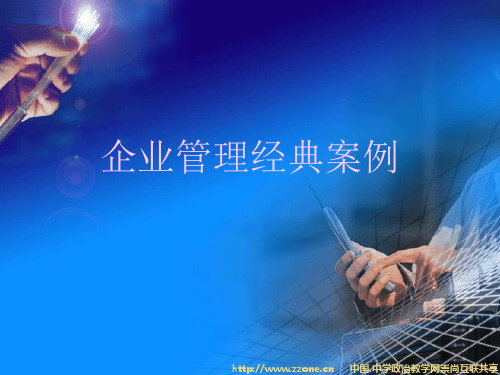 企业管理经典案例分析2013