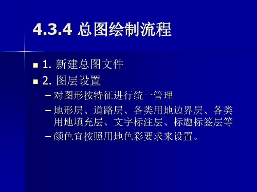 规划总图绘制流程