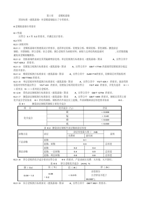 建筑幕墙第六章