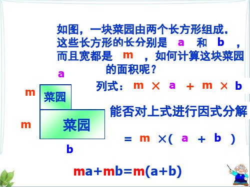 浙教版七年级数学下册第四章《提取公因式法》公开课课件 (共21张PPT)