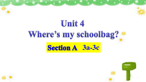 Unit4SectionA3a-3c课件人教版英语七年级上册