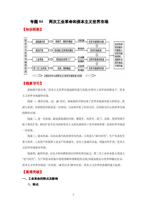 两次工业革命(知识梳理