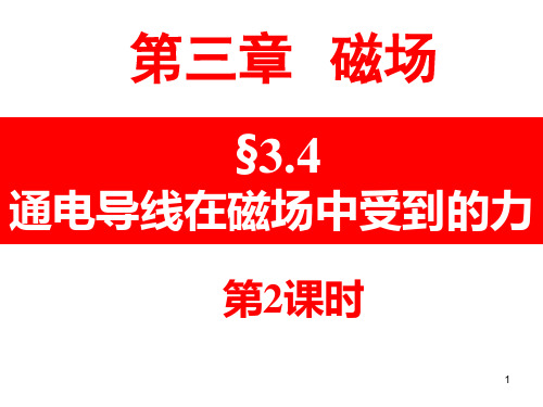 安培力习题课精品PPT课件