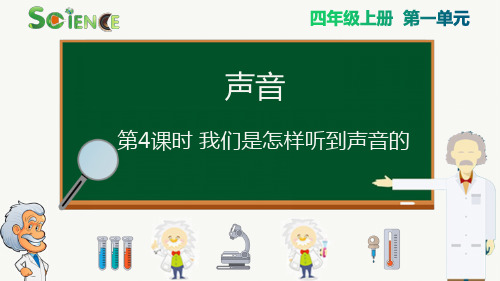 新编教科版小学四年级科学上册《我们是怎样听到声音的》教学课件