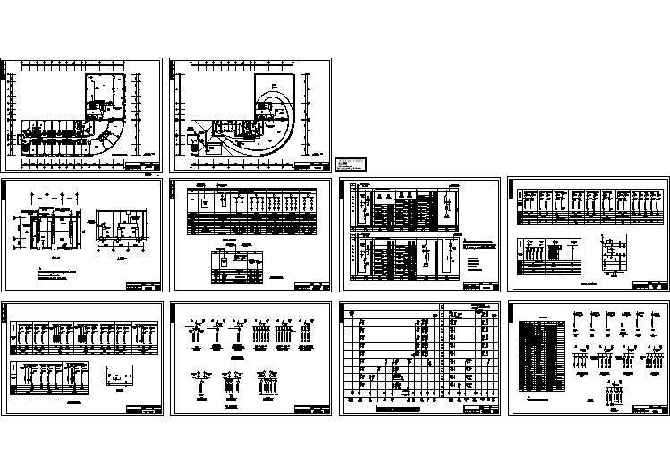 某11层商务大厦电气设计图