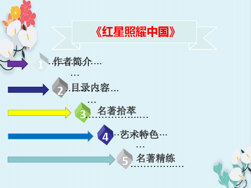 2019年秋季八年级语文上册第三单元名著导读红星照耀中国习题课件新人教版27