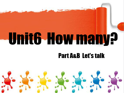 新版pep小学英语三年级下册unit6-2 A&B let's talk