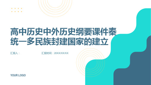 高中历史中外历史纲要课件秦统一多民族封建国家的建立