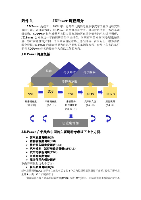 阅读材料之JDPower调查