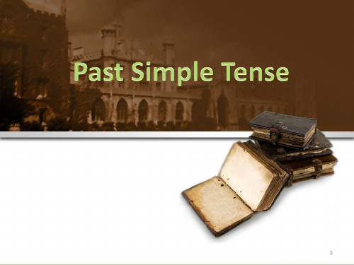 the simple past tense