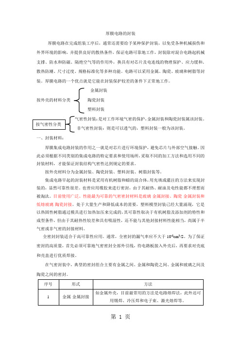 厚膜电路封装-常共9页word资料