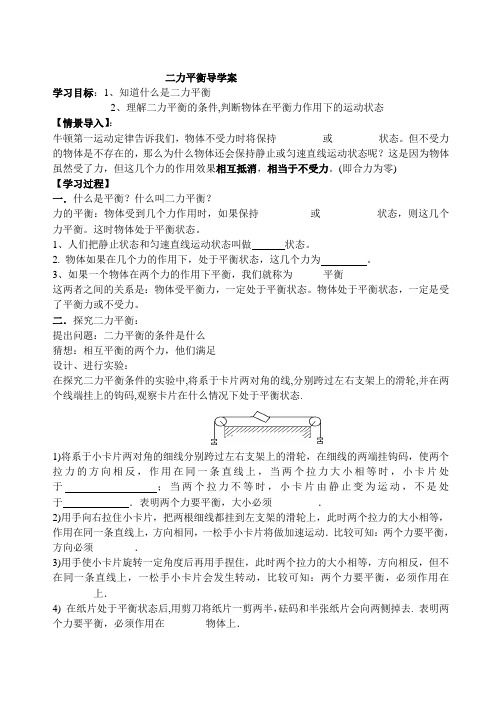 8.2   二力平衡