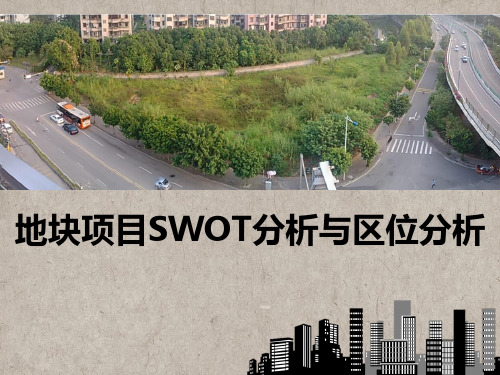 房地产投资分析小组作业-地块项目SWOT分析及区位分析