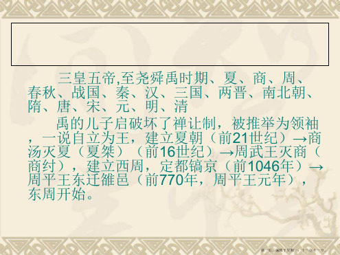 第一讲:中国神权政治思想精要