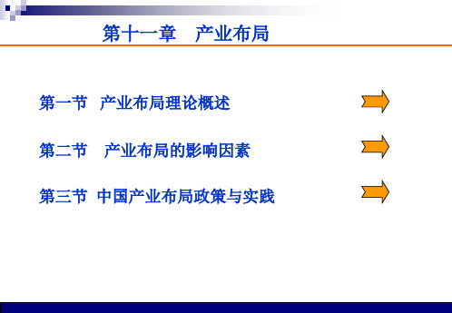 产业经济学之产业布局