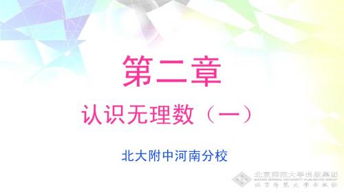 2.1.1认识无理数