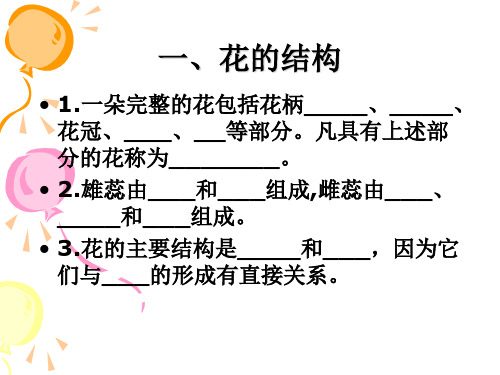 初二上册生物期中复习提纲 济南版