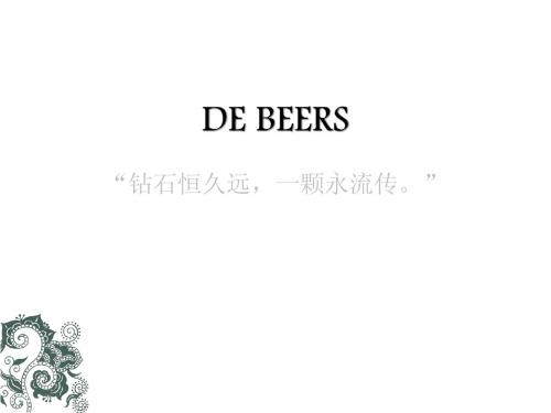 DE BEERS