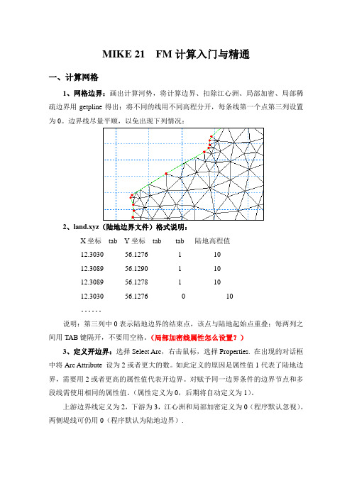 MIKE 21  FM计算入门与精通(修订1+)