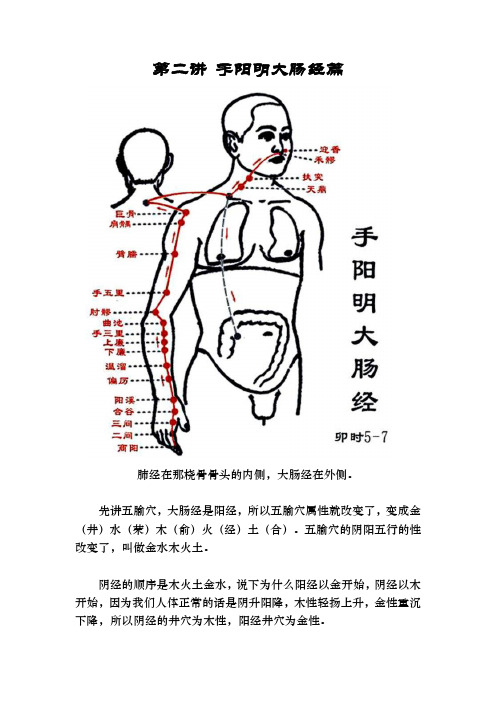 第二讲 手阳明大肠经篇