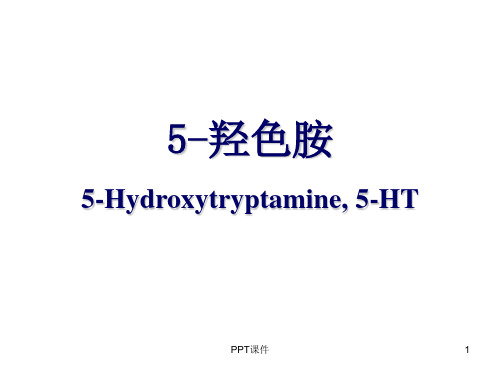 5-HT的介绍  ppt课件