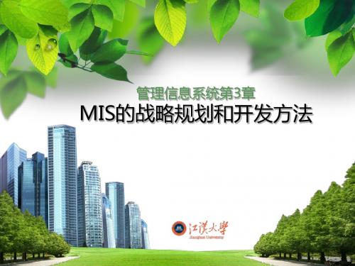 第章MIS的战略规划和开发方法-PPT文档资料