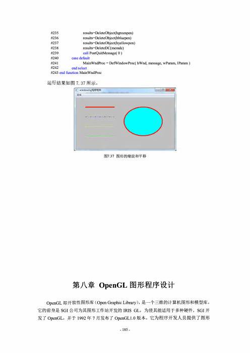 Intel Visual Fortran OpenGL 初步