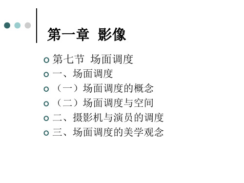 视听语言：07场面调度 视听语言