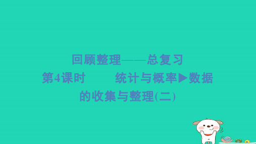 2024三年级数学下册回顾整理_总复习4统计与概率数据的收集与整理二习题课件青岛版六三制