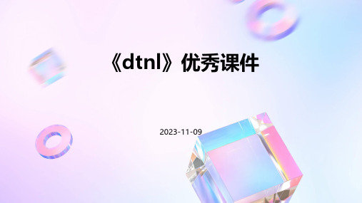 《dtnl》优秀课件