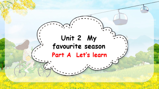 人教PEP版英语五年级下册Unit 2Part A Let’s learn课件