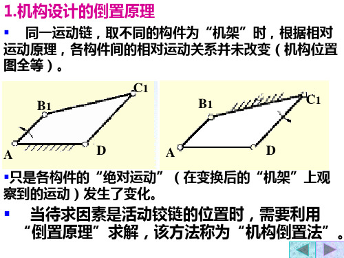 机构倒置基本原理.