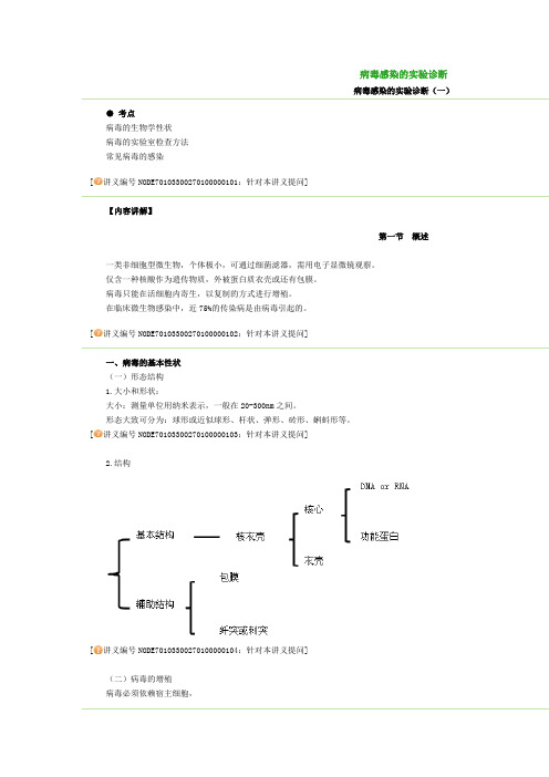 病毒感染的实验诊断