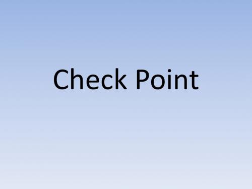 check point