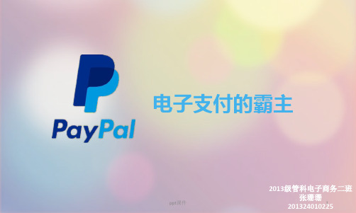 PayPal与支付宝的比较  ppt课件