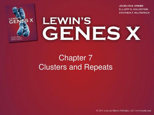 Gene X ppt(Gene10 基因十)--Chapter07