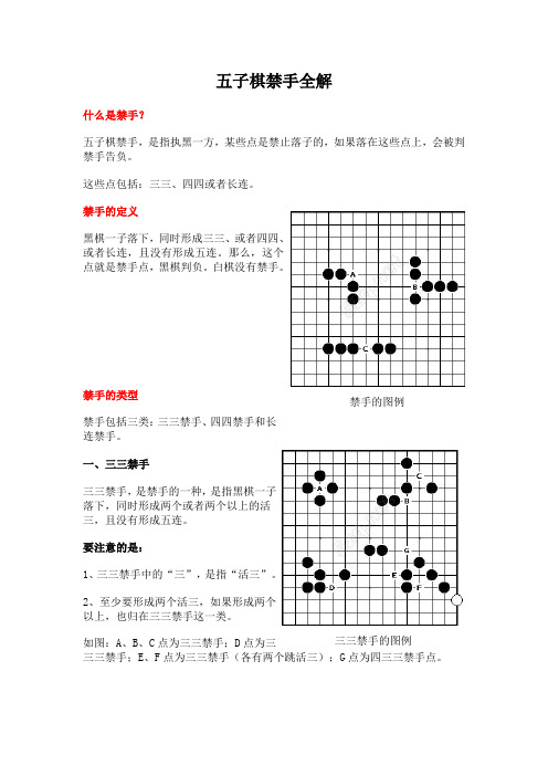 五子棋禁手全解