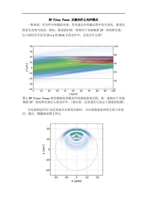 RP Fiber Power 无源光纤之光纤模式