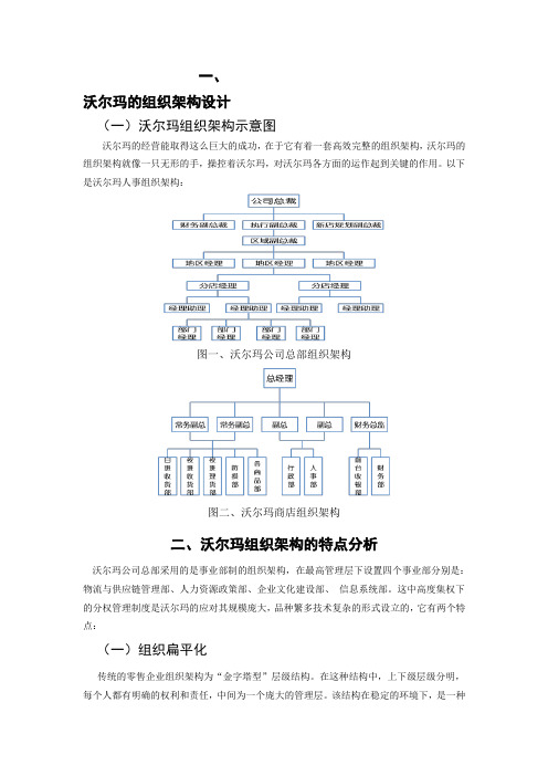 沃尔玛组织架构