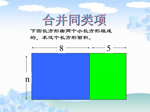 3.4 合并同类项