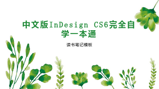 中文版InDesign CS6完全自学一本通