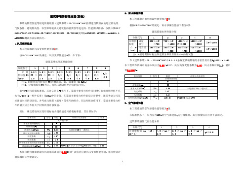 建筑幕墙的物理性能(四性)