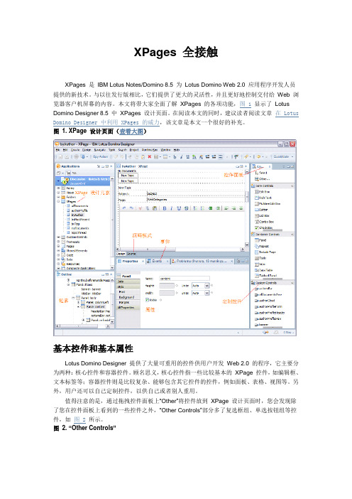 XPages 全接触